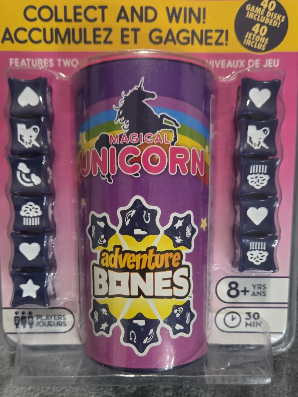 Magical Unicorn Adventures Bones Collect And Win Game 2-8 Players 8yrs+